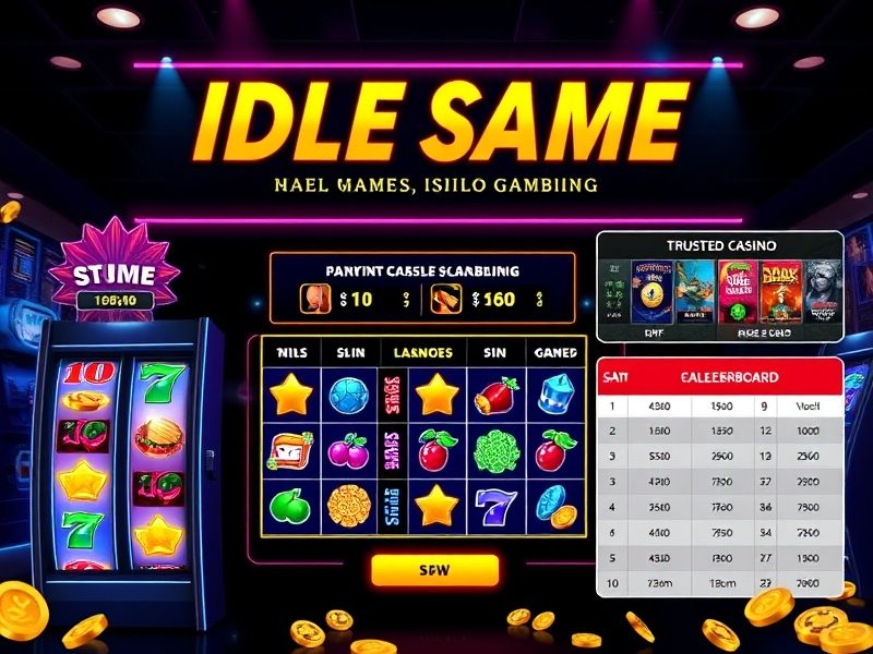 Discover the thrill of gambling idle games at idlegames.com. Play real money slot machines, blackjack, and poker with expert reviews, promotions, and downloadable odds. Find the best casino games that blend idle mechanics with high-stakes rewards.